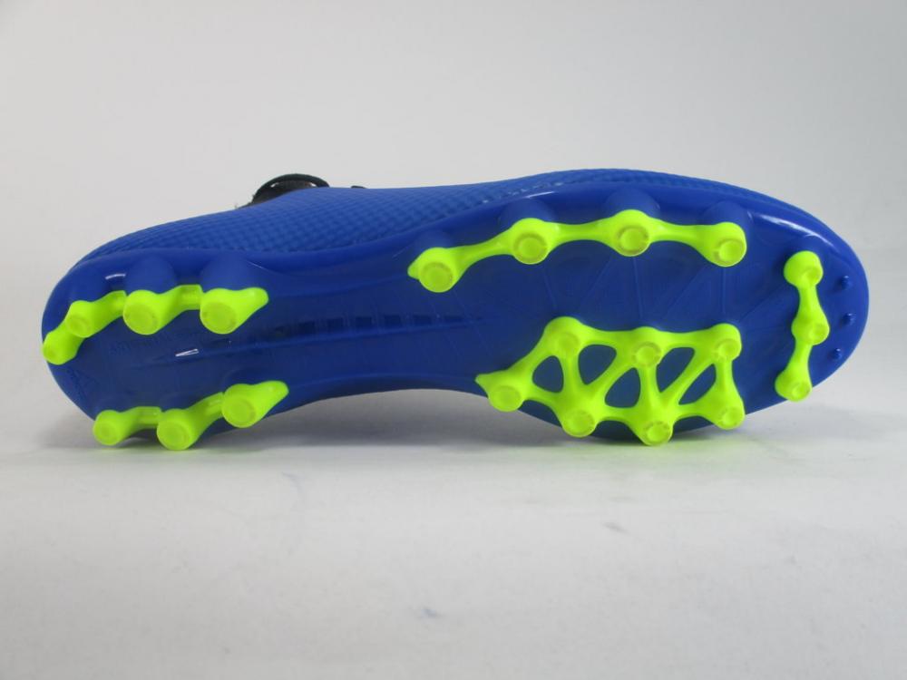 Adidas scarpa da calcio da uomo X 18.3 AG CG7163 blu nero suola