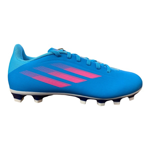 Adidas scarpa da calcio da uomo X Speedflow.4 FxG GW7518 azzurro frontale