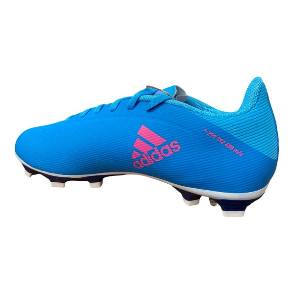 Adidas scarpa da calcio da uomo X Speedflow.4 FxG GW7518 azzurro retro
