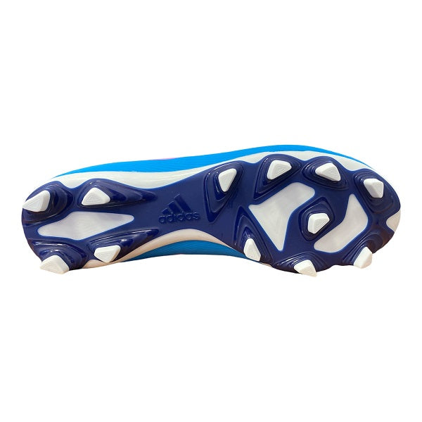 Adidas scarpa da calcio da uomo X Speedflow.4 FxG GW7518 azzurro suola