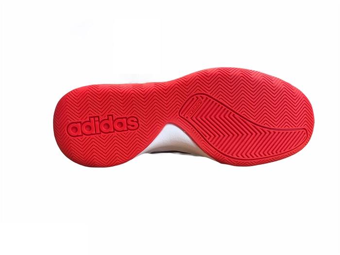 Adidas scarpa da pallacanestro da ragazzo Ownthegame K Wide EF0309 nero rosso