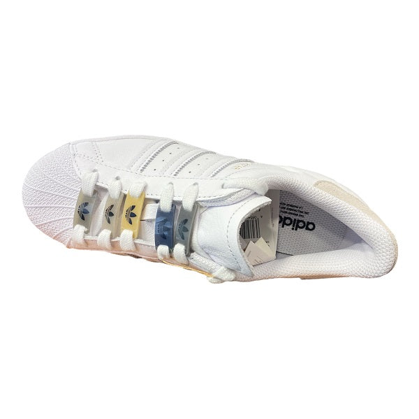 Adidas scarpa sneakers da donna Superstar GZ0866 bianco-nero 3
