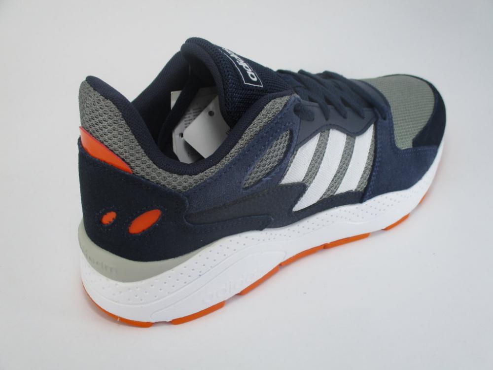 Adidas scarpa sneakers da uomo Chaos EF1052 grigio-blu tallone esterno