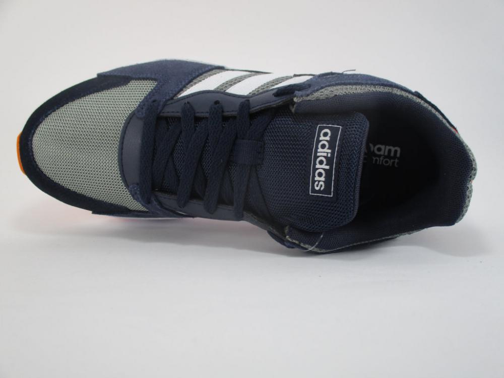 Adidas scarpa sneakers da uomo Chaos EF1052 grigio-blu vista dall&#39;alto