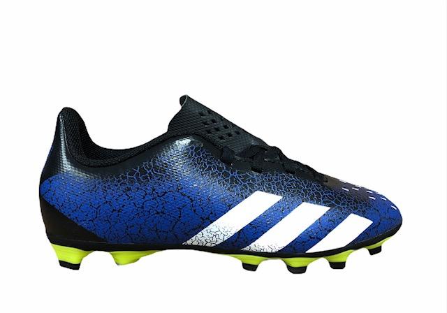 Adidas scarpe da calcio da ragazzo Predator Freak.4 FxG J FY0626 blu frontale