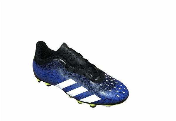 Adidas scarpe da calcio da ragazzo Predator Freak.4 FxG J FY0626 blu laterale