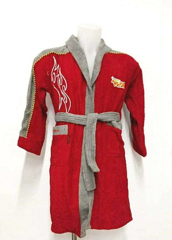 Arena Accappatoio da bambino Zhagster Kids 5034745 00 rosso-grigio