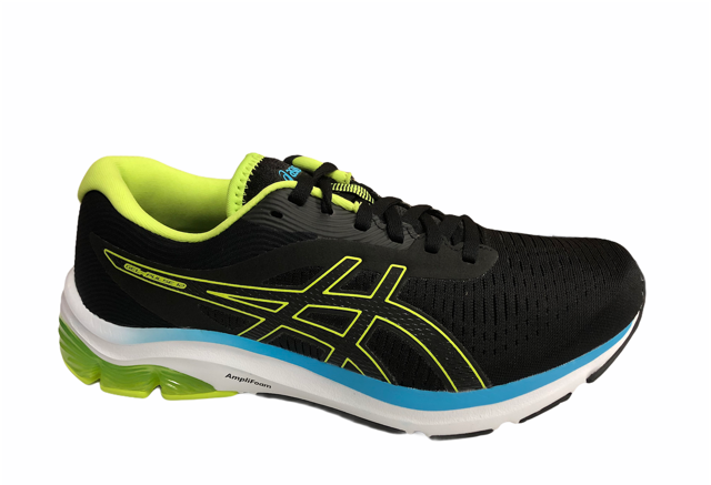 Asics scaropa da corsa da uomo Gel Pulse 12 1011A844 006 nero verde