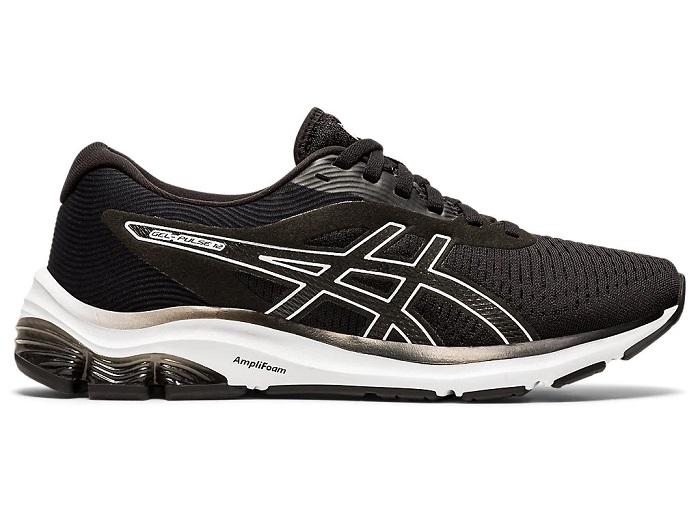 Asics scarpa da corsa da donna Gel Pulse 12 1012A724 001 nero-bianco