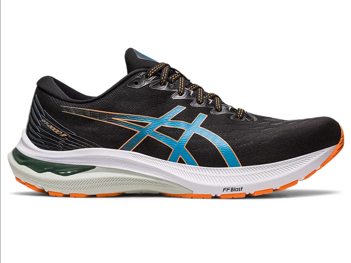Asics scarpa da corsa da uomo GT-2000 11 1011B441 006 nero pesca