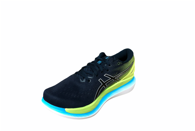 Asics scarpa da corsa da uomo GlideRide 2 1011B016 400 blu verde la