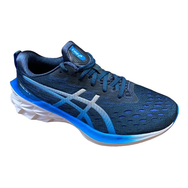 Asics scarpa da corsa da uomo Novablast 1011A681 401 french blue-pure silver