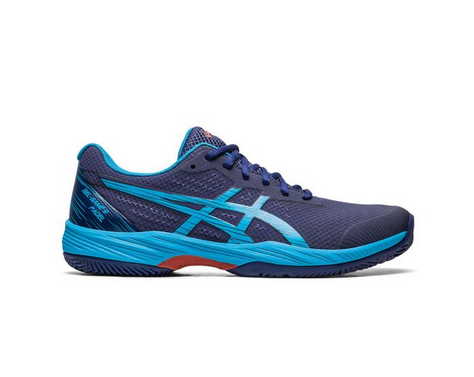 Asics scarpa da padel Gel-Game 9 1041A336-400 indigo blu-island blu frontle