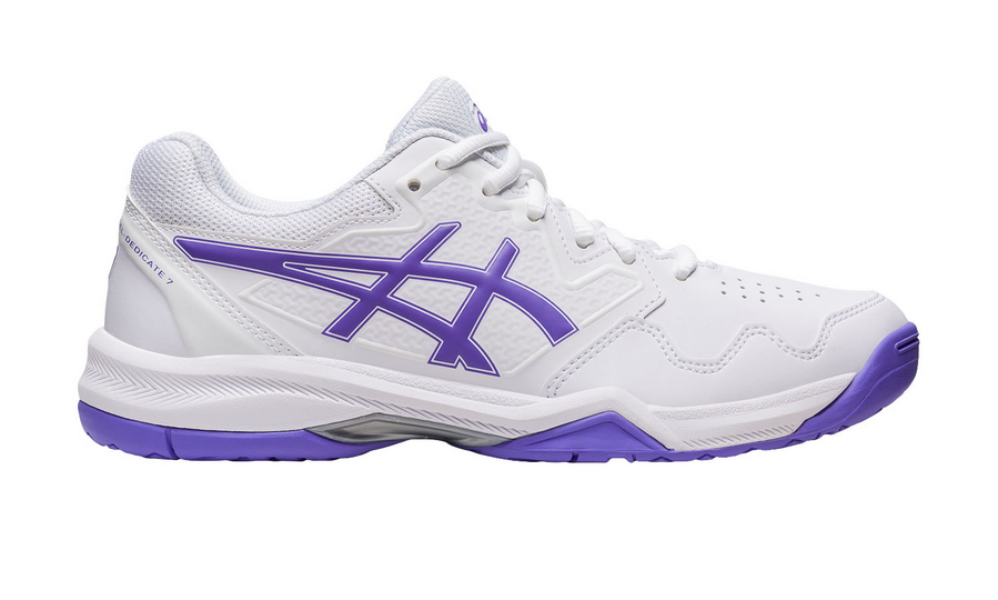 Asics scarpa da tennis da donna Gel Dedicate 7 1042A167-104 bianco-ametista