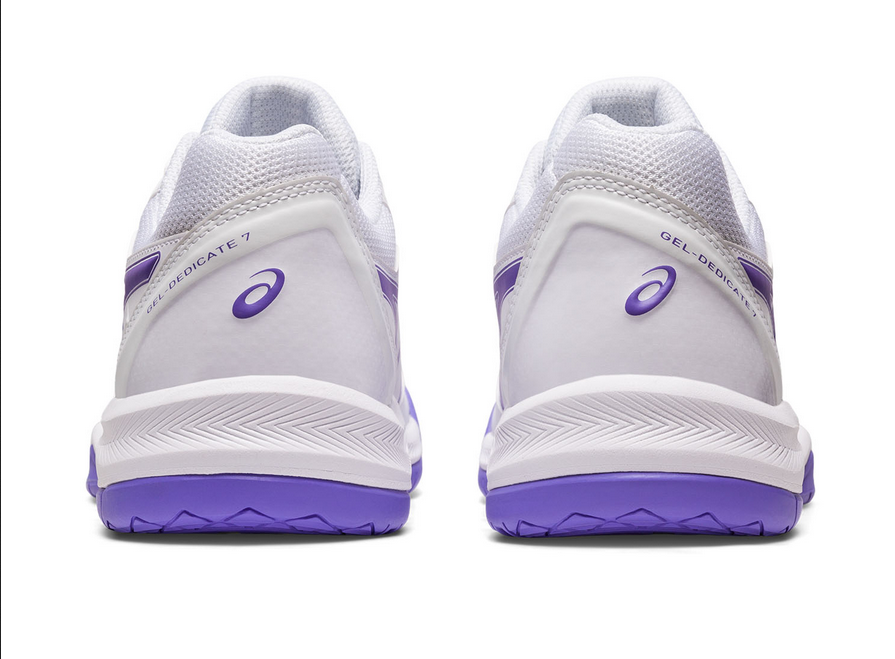 Asics scarpa da tennis da donna Gel Dedicate 7 1042A167-104 bianco-ametista 5