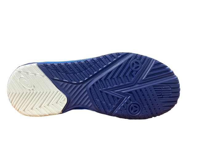 Asics scarpa da tennis da uomo Gel Resolution 8 1041A079 405 blu bianco suola