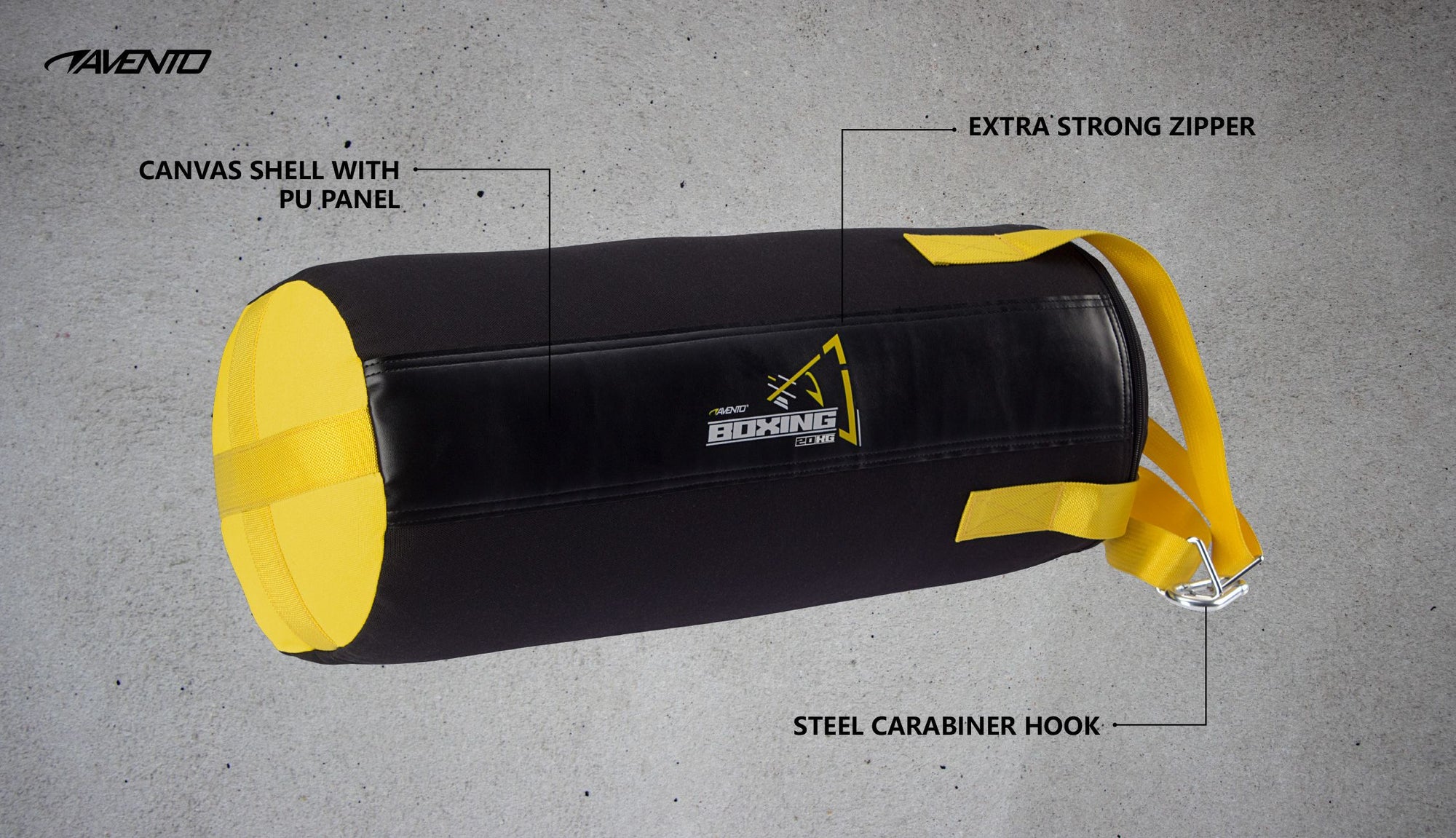 Avento Sacco Boxe 41BL - Allenamento professionale 20kg 