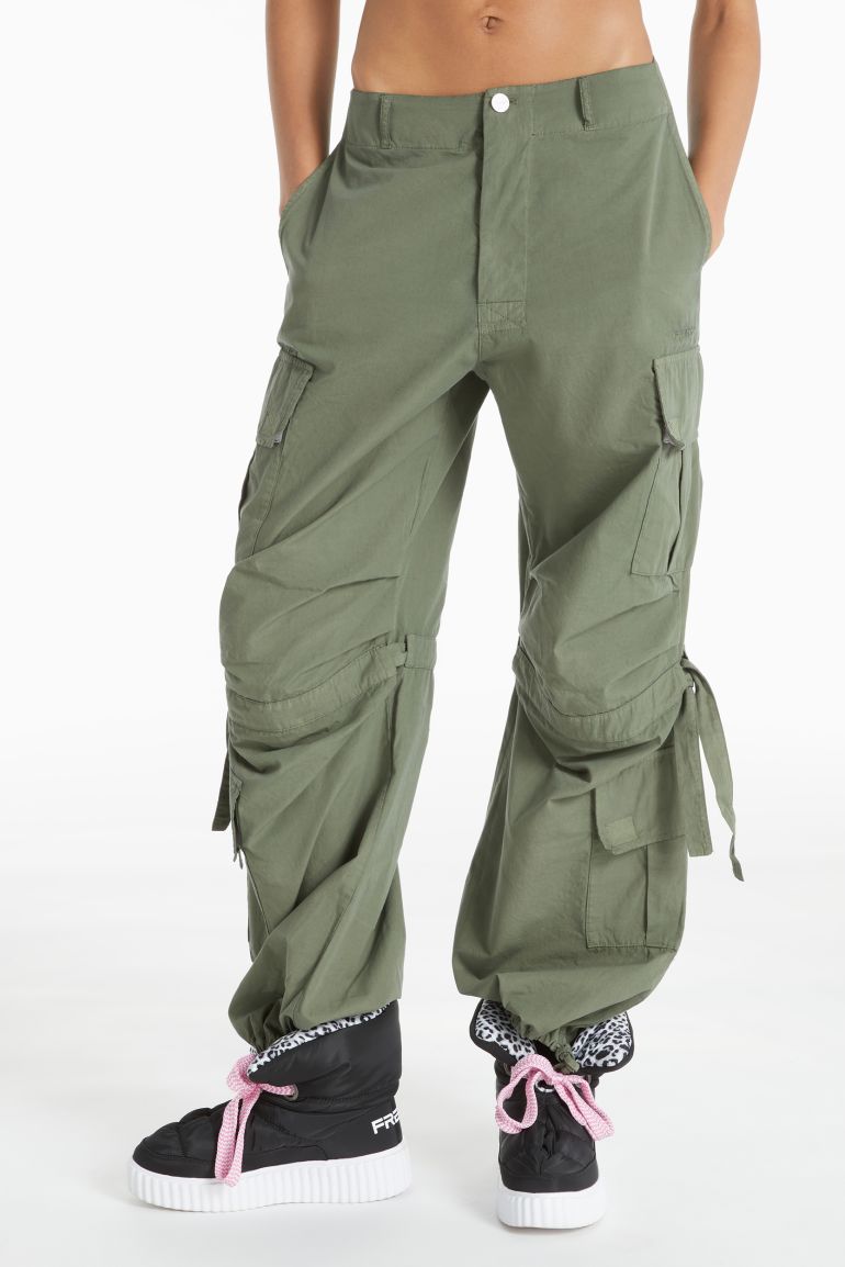Freddy pantalone Cargo con tasche e coulisse BRITNEYF301 V69X verde pigmentato