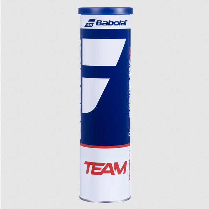 Palline da tennis Babolat Team gialle, confezione da 4, alta qualità per giocatori di tutti i livelli tubo
