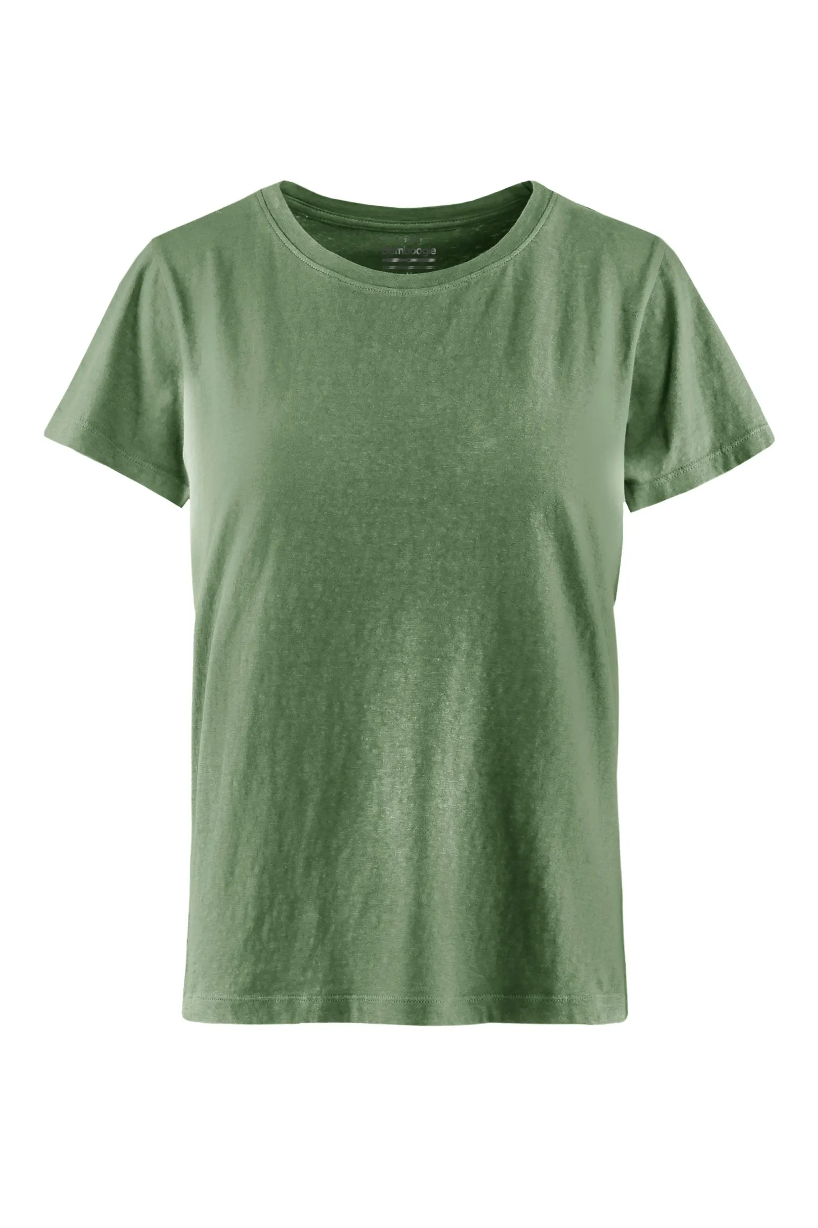 Bomboogie T-shirt da donna girocollo manica corta TW7357TJSNS 305 wasbi green