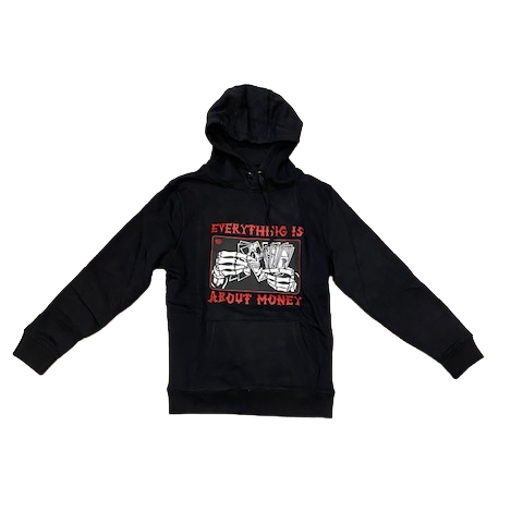 C1RCA Felpa con cappuccio Money Hood MHO151 black