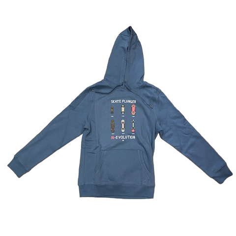 C1RCA felpa da uomo con cappuccio Plunger Hood MHO150 celeste