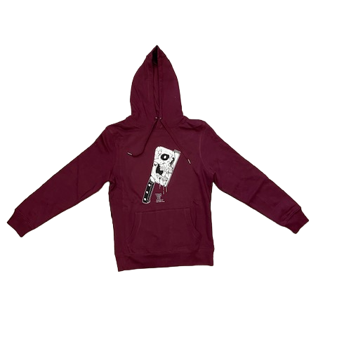 C1RCA felpa da uomo con cappuccio Tear me Apart Hood MHO152 bordeaux