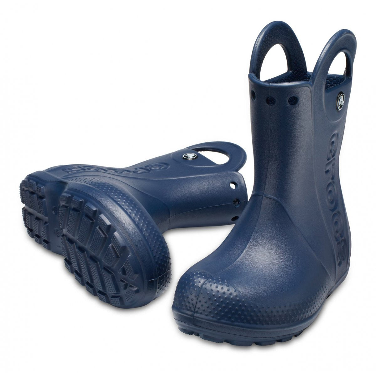 Crocs stivaletto antipioggia da bambino Handle It Rain Boot K 12803-410 navy