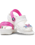 Crocs sandalo da bambina Classic Embellished Sandal Toddler 207803-100 bianco