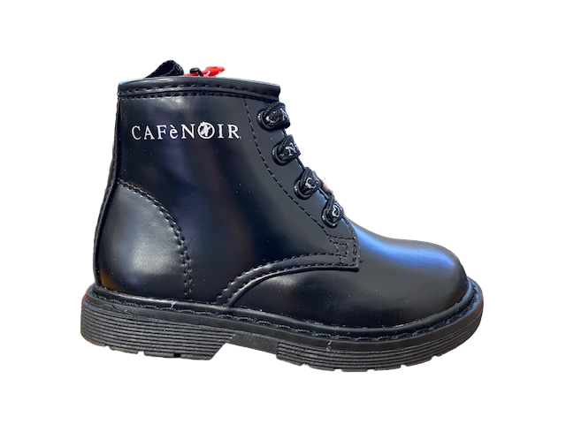 CafèNoir Anfibio infant bambina con zip e scritta su laccio c-1940 1554 nero