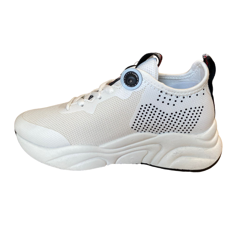 Cavalli Class Sport sneakers casual da donna con zeppa S00CW8635 100 bianco 1