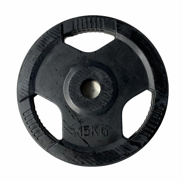 Contes Disco Olimpionico ricoperto in gomma da 15Kg con foro da 50mm 03741