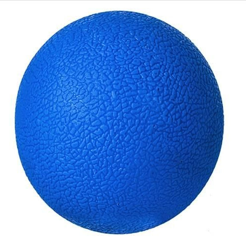 Contes Massage Ball 6cm 03574 Blu Gomma Dura Trigger Point particolare
