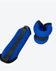 Set polsiere cavigliere zavorratte Contes 0.5Kg con chiusura velcro per allenamento fitness e tonificazione, aperto