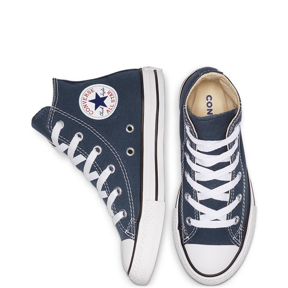 Converse scarpa sneakers da ragazzi Chuck Taylor All Star Classic HI 3J233C blu 2