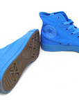 Sneakers Converse CTAS Hi modello 152704C in tela azzurro unisex con design high-top iconico per streetwear azzurro 
