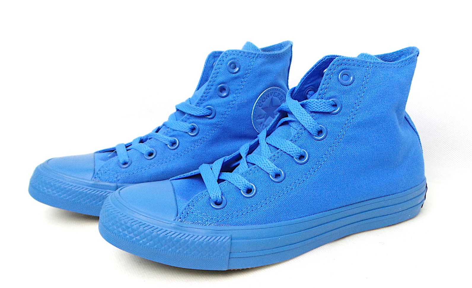 Converse scarpe sneakers in tela per uomo e donna CTAS Hi 152704C azzurro 2