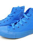 Sneakers Converse CTAS Hi modello 152704C in tela azzurro unisex con design high-top iconico per streetwear