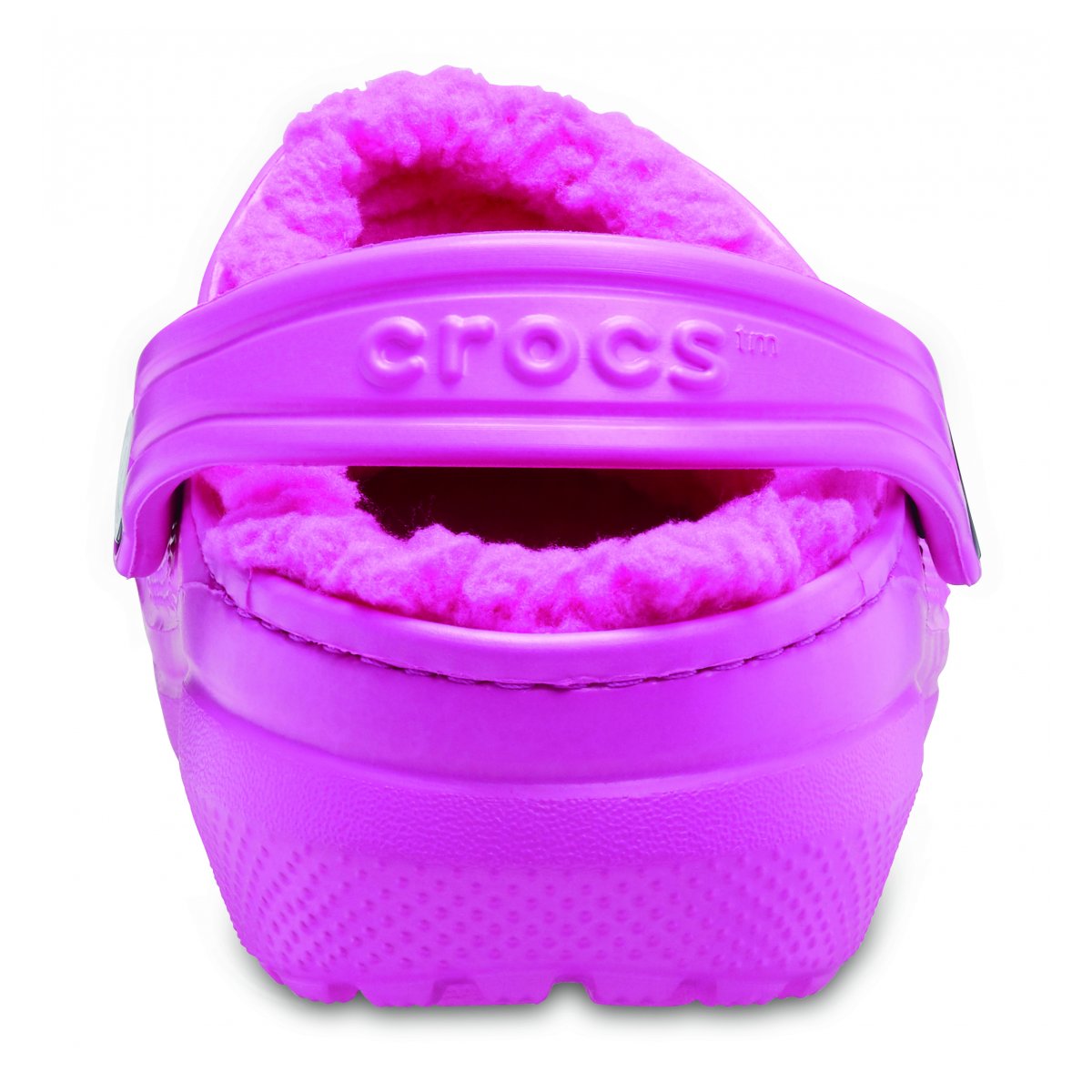 Crocs ciabatta sabot da bambina Classic Lined Clog 203506-6qq rosa elettrico