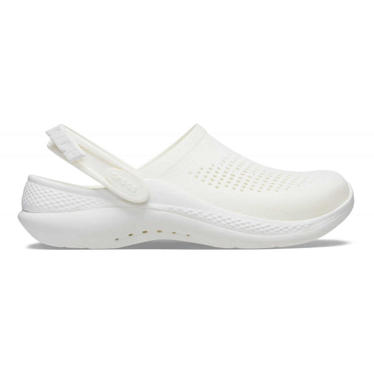 Crocs ciabatta sabot per uomo e donna LiteRide 360° Clog 206708 1CV bianco latte