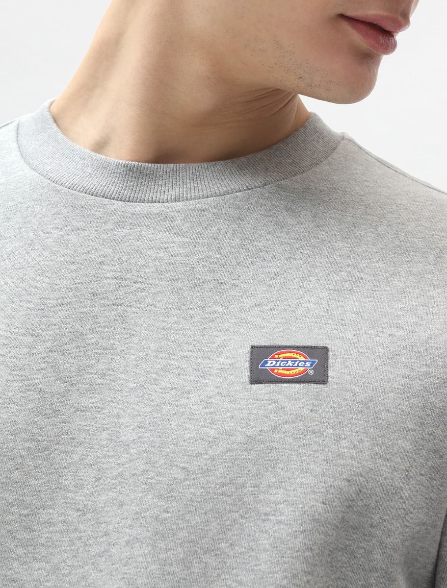 Dickies Felpa girocollo da uomo Oakport Sweatshirt DK0A4XCEGYM grigio melange 2