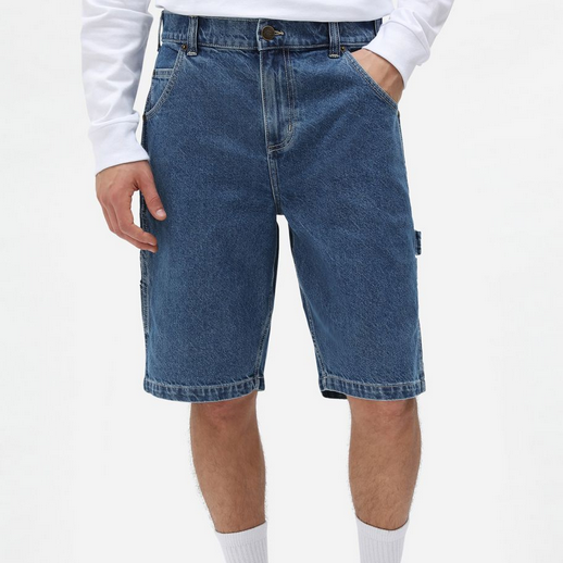 Dickies bermuda in jeans da uomo Garyville DK0A4XCK1 blu classico sportiamo