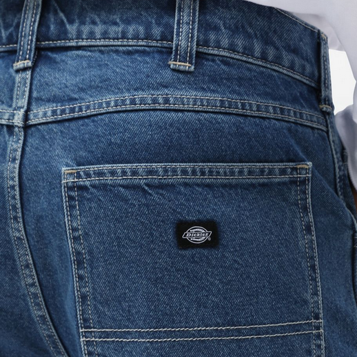 Dickies bermuda in jeans da uomo Garyville DK0A4XCK1 blu classico sportiamo 2