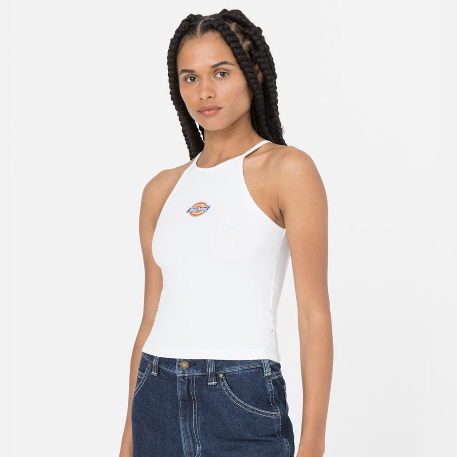Dickies canotta da donna Chiin Lake DK0A4XNPDKWHX bianco sportiamo