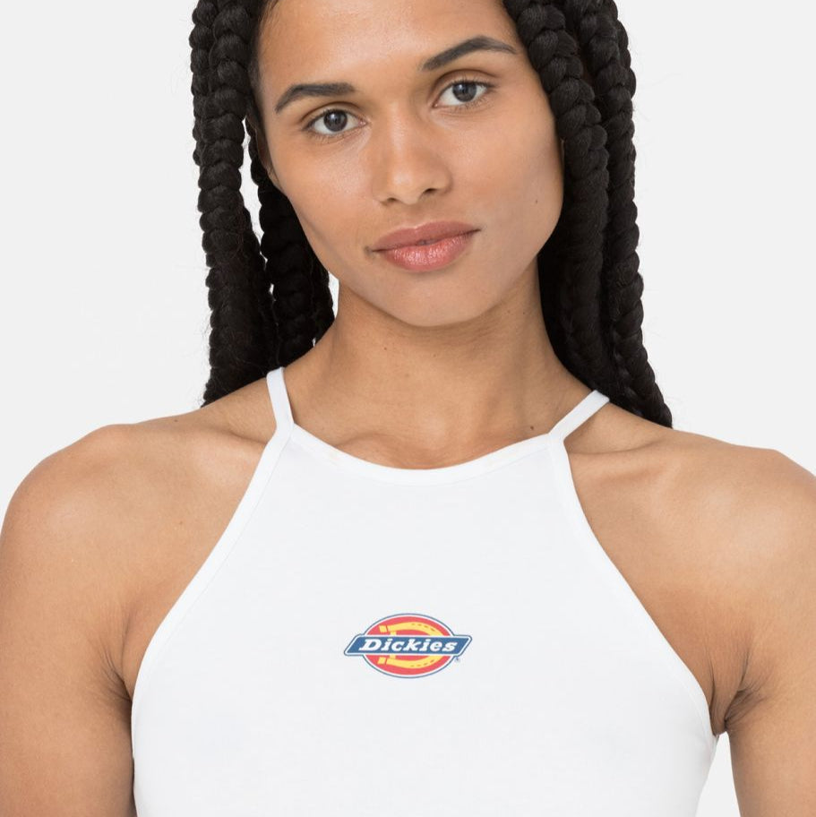 Dickies canotta da donna Chiin Lake DK0A4XNPDKWHX bianco sportiamo 1