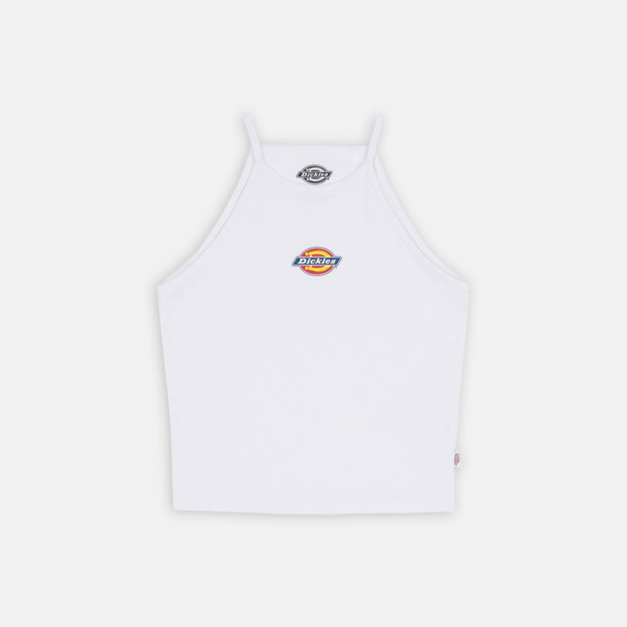 Dickies canotta da donna Chiin Lake DK0A4XNPDKWHX bianco sportiamo 3