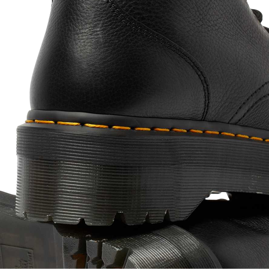 Dr. Martens Stivale anfibio con zeppa da donna in morbida pelle Pisa Jadon III 26378001 nero 4