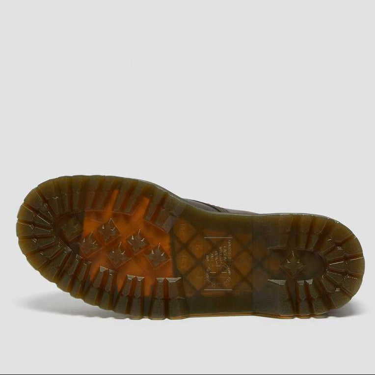 Dr. Martens anfibio 1460 Bex in Pelle Crazy Horse 27894201 marrone scuro suola