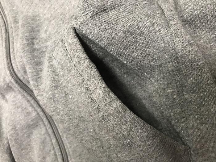 Felpa uomo Lotto Sweat FZ Delta Plus T5535 blu-grigio con cappuccio e cerniera intera tasca