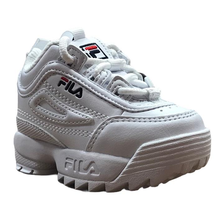 Fila sneakers da bambino Disruptor Infant 1010826.1FG bianco 1
